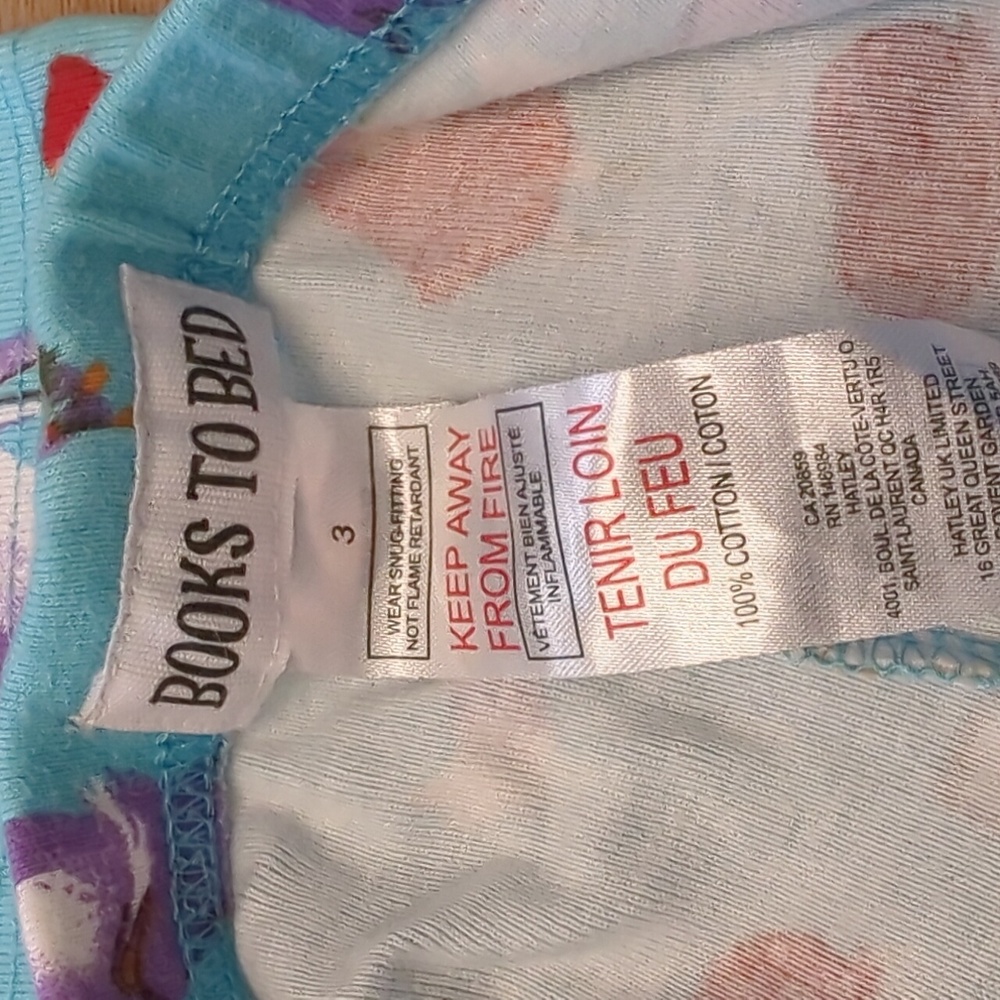 Books To Bed Little Red Riding Hood Toddler Pajama Set, 3T - Picture 7 of 9